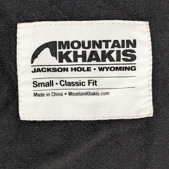 Mountain Khakis FLEECE Men Old Faithful Sweater Classic Fit Size S in Dark Grey - Picture 11 of 13